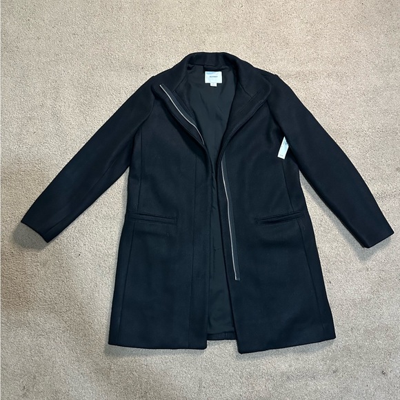 Black soft brushed coat - Picture 9 of 16